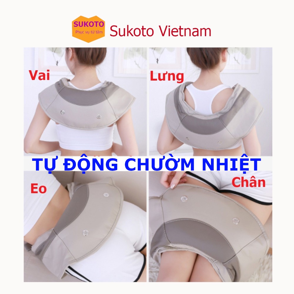 Máy Đấm Lưng, Đai Massage Quà Tặng Mẹ Cao Cấp
